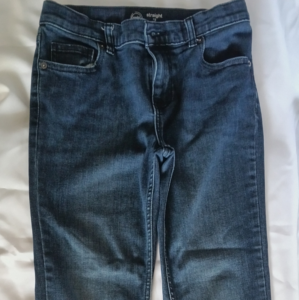 Wonder Nation Dark Blue Straight Jeans